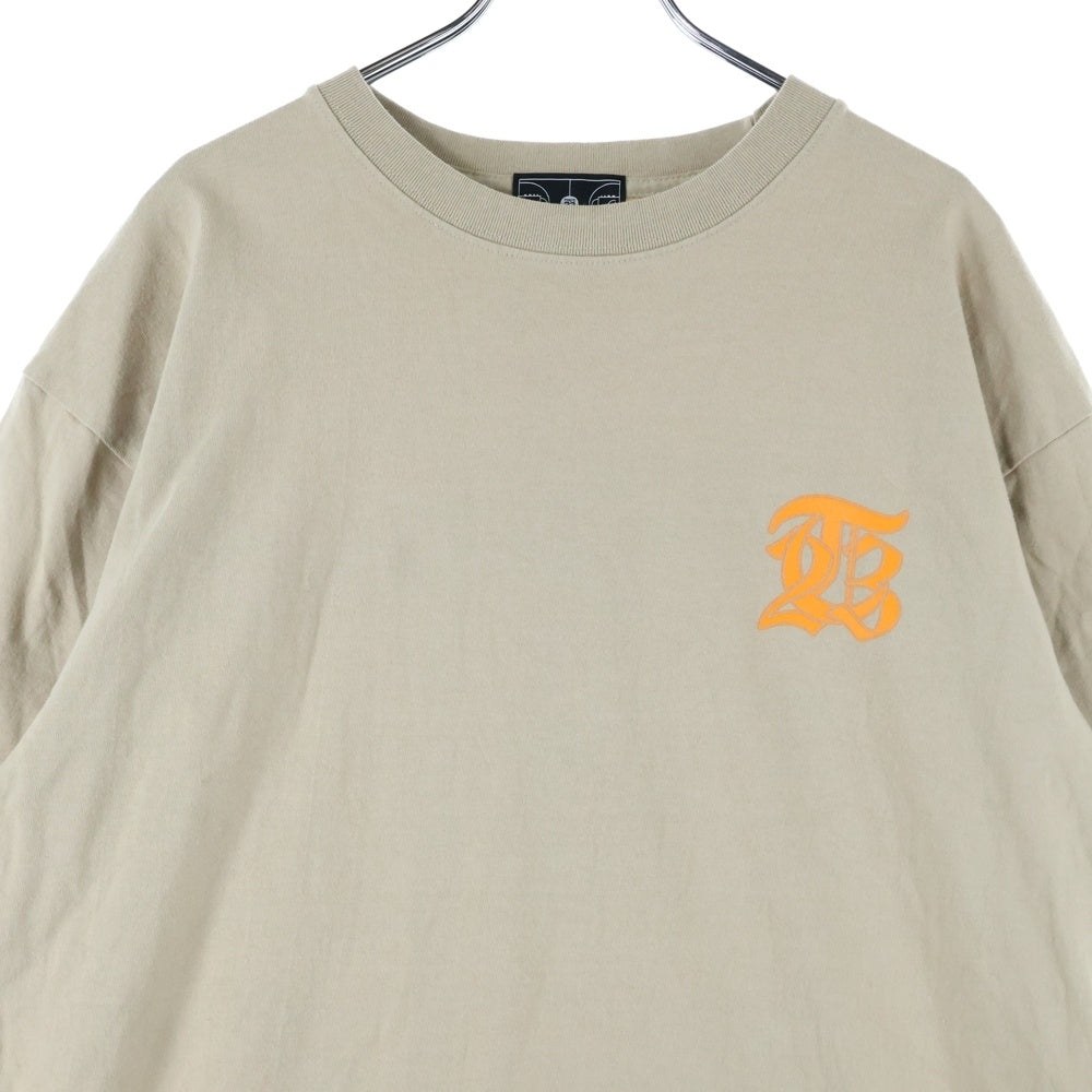 TOKYO23(トウキョウニジュウサン) OLD ENGLISH LOGO T-shirt BEIGE オールド イングリッシュ ロゴ クルーネック 半袖 Tシャツ カットソー ベージュ T024S-TS005