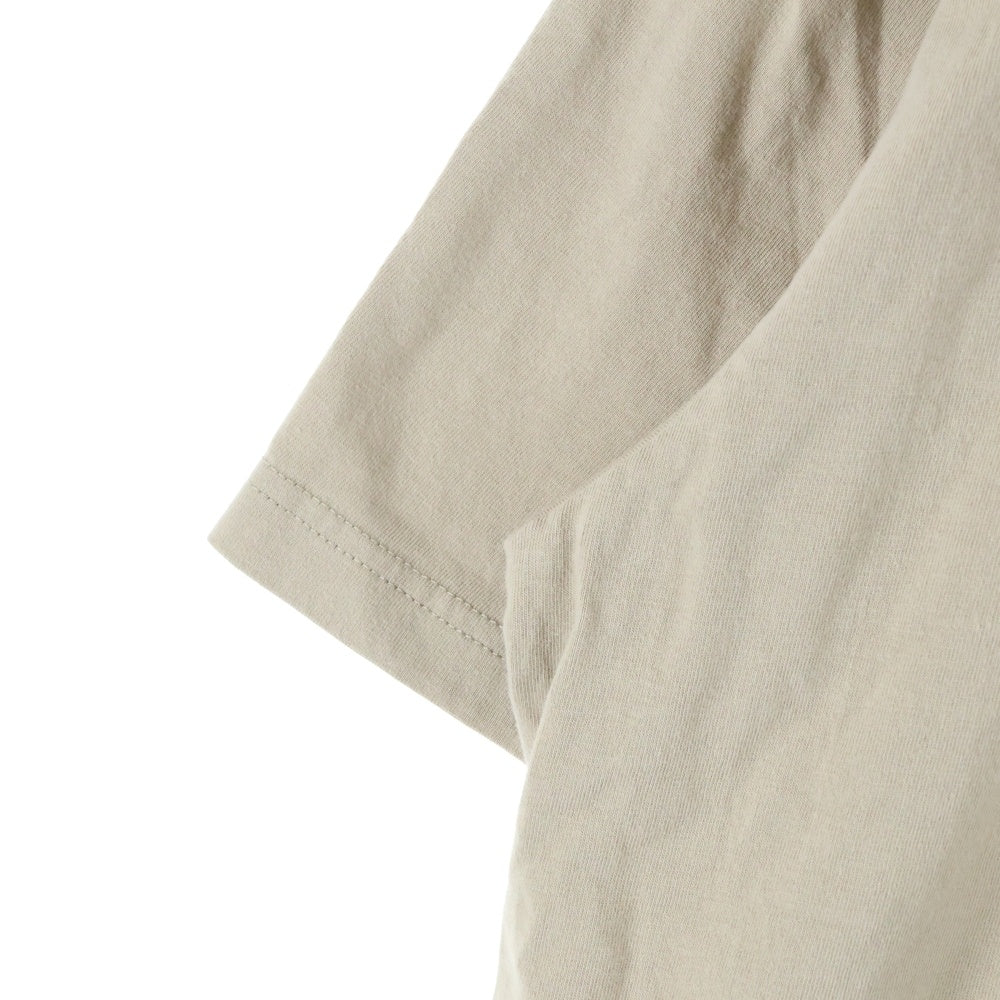 TOKYO23(トウキョウニジュウサン) OLD ENGLISH LOGO T-shirt BEIGE オールド イングリッシュ ロゴ クルーネック 半袖 Tシャツ カットソー ベージュ T024S-TS005