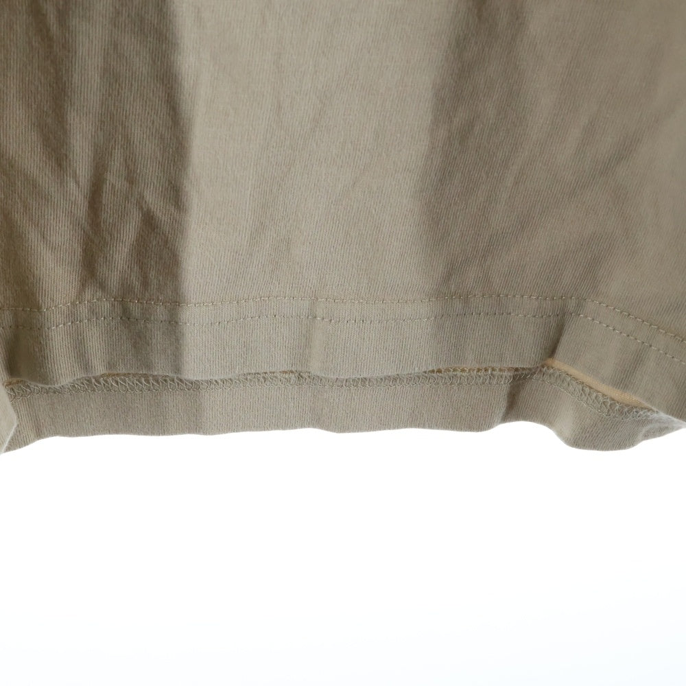 TOKYO23(トウキョウニジュウサン) OLD ENGLISH LOGO T-shirt BEIGE オールド イングリッシュ ロゴ クルーネック 半袖 Tシャツ カットソー ベージュ T024S-TS005