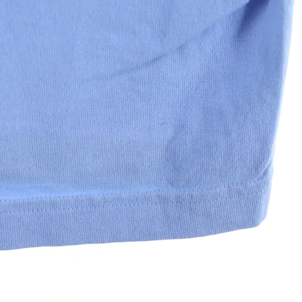 ALWAYS OUT OF STOCK(オールウェイズアウトオブストック) OVERLAP S/S TEE オーバーラップ クルーネック 両面プリント コットン 半袖 Tシャツ カットソー ライトブルー HA-024104122