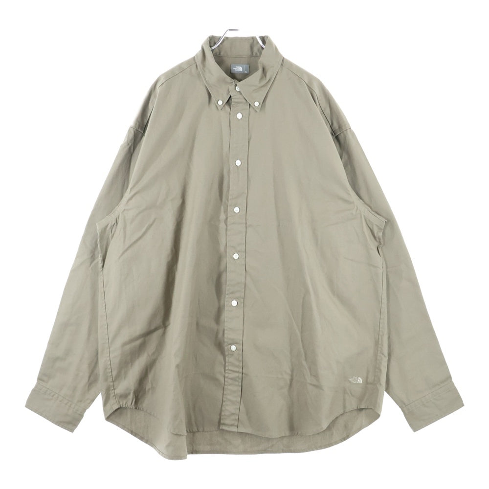 THE NORTH FACE(ザノースフェイス) HALF DOME SHIRT ロングスリーブ ハーフドーム 長袖シャツ ダークブラウン NR12450