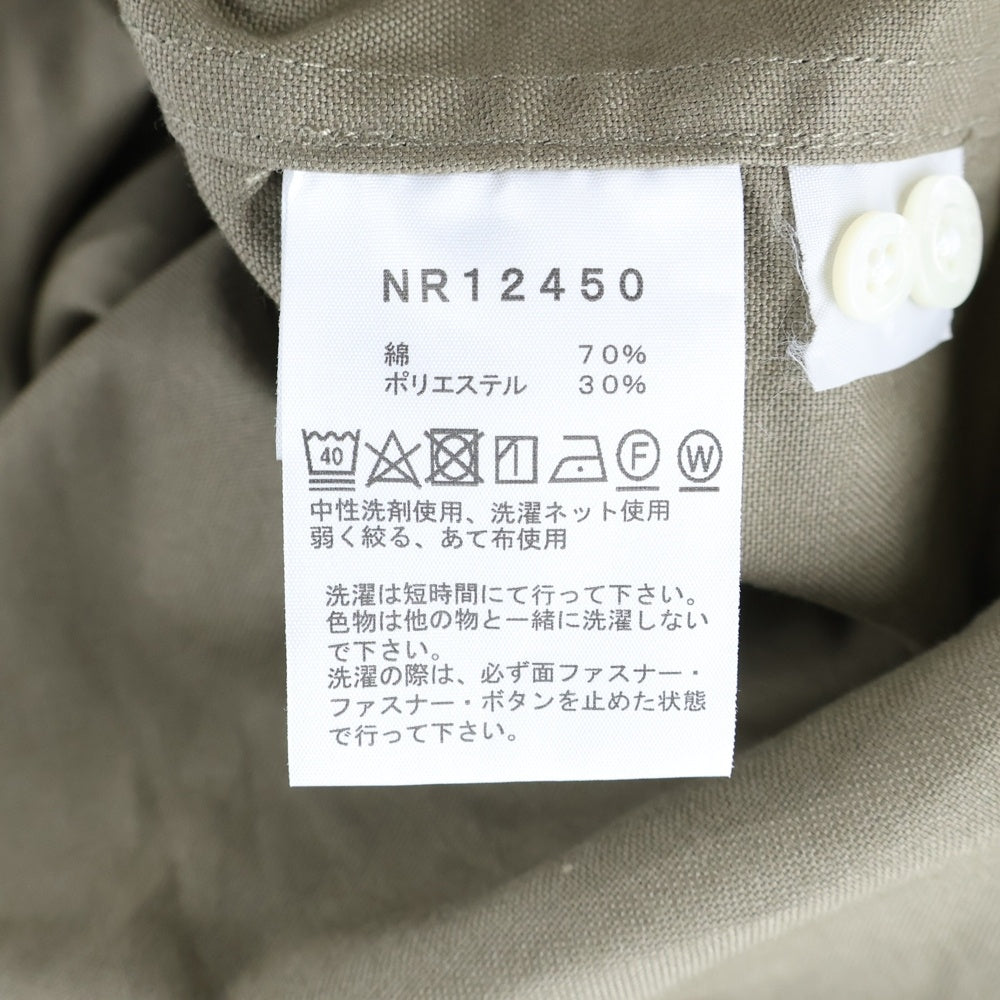 THE NORTH FACE(ザノースフェイス) HALF DOME SHIRT ロングスリーブ ハーフドーム 長袖シャツ ダークブラウン NR12450