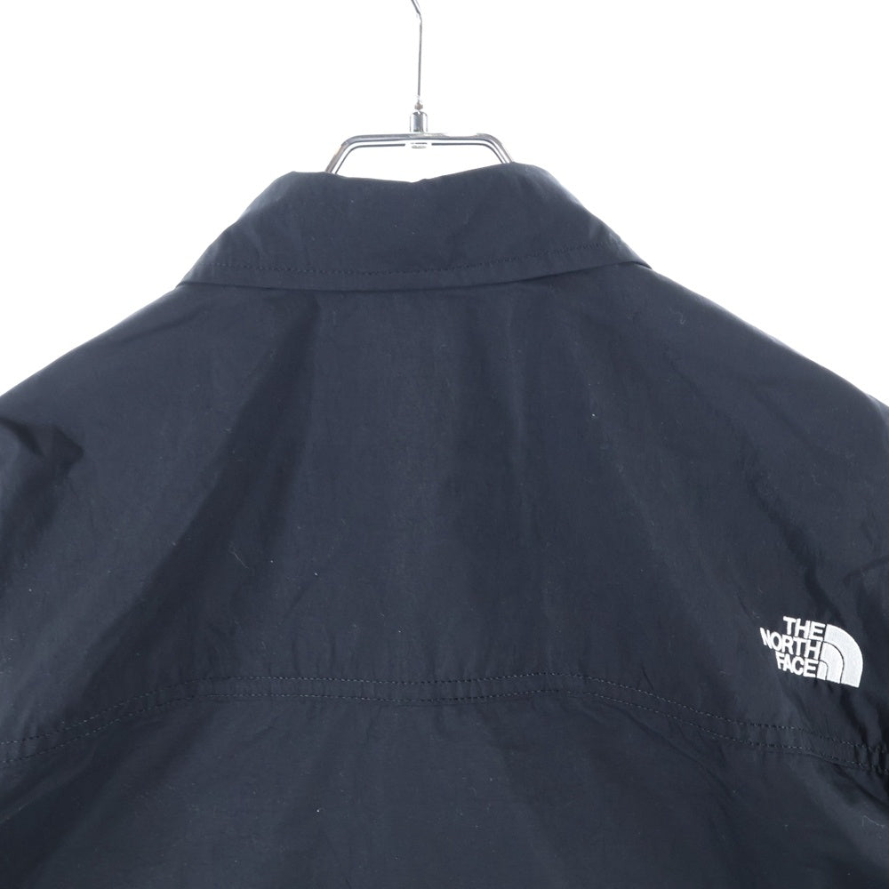 THE NORTH FACE(ザノースフェイス) S/S NUPTSE SHIRT ヌプシ ドットボタン ナイロン 半袖シャツ ブラック NR22331