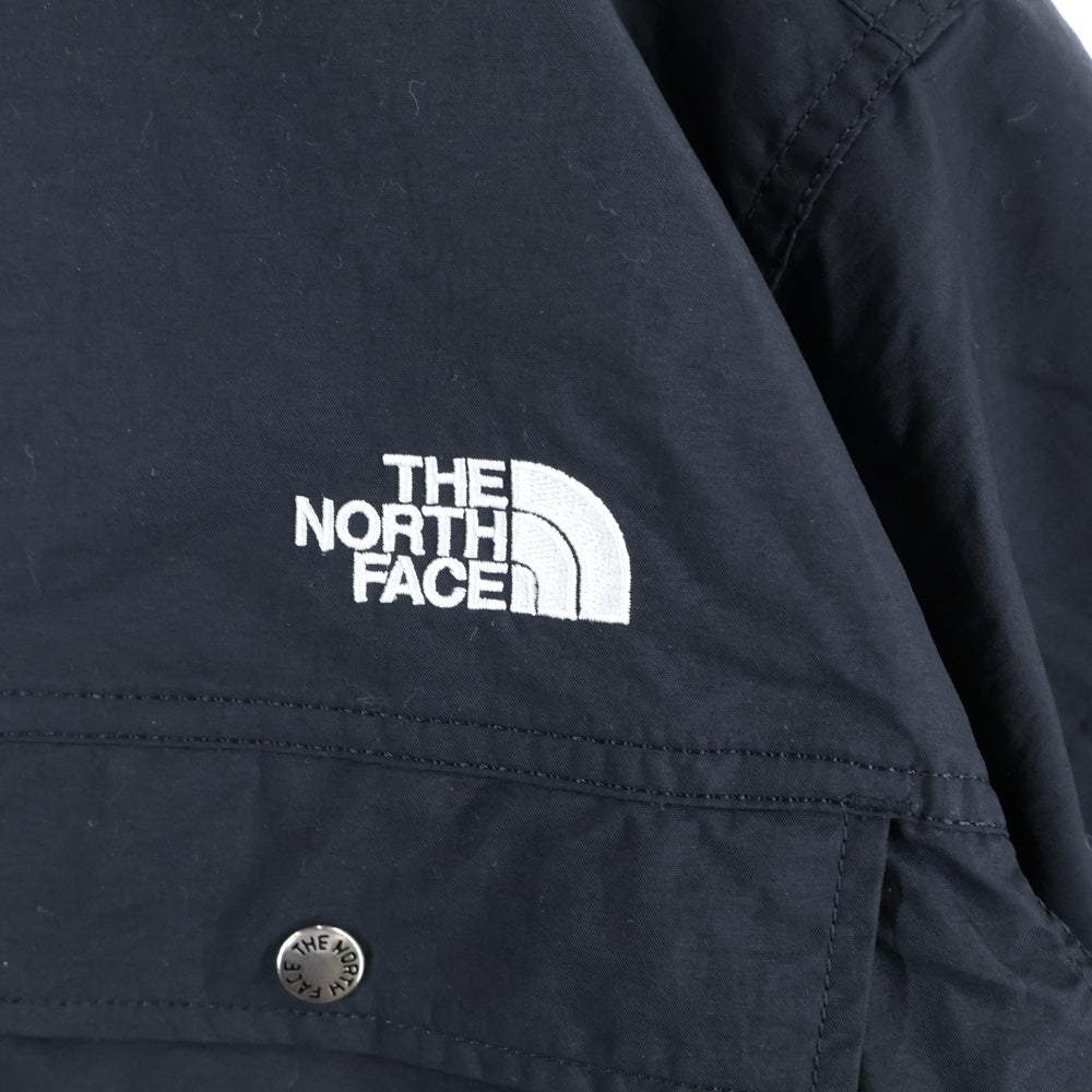 THE NORTH FACE(ザノースフェイス) S/S NUPTSE SHIRT ヌプシ ドットボタン ナイロン 半袖シャツ ブラック NR22331