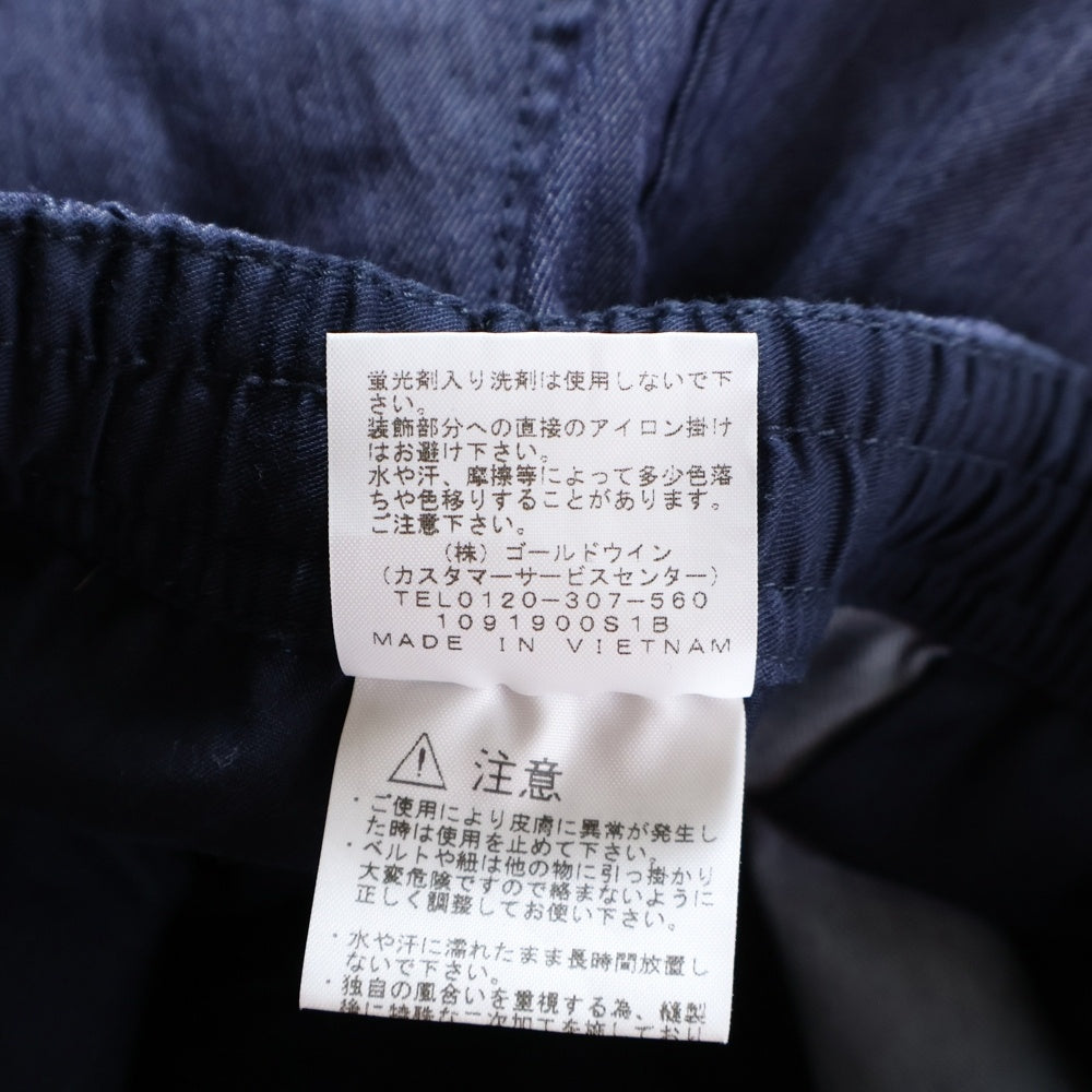 THE NORTH FACE(ザノースフェイス) NYLON DENIM FIELD PANT ナイロン デニム フィールド ロング ジョガーパンツ ネイビー NB82136