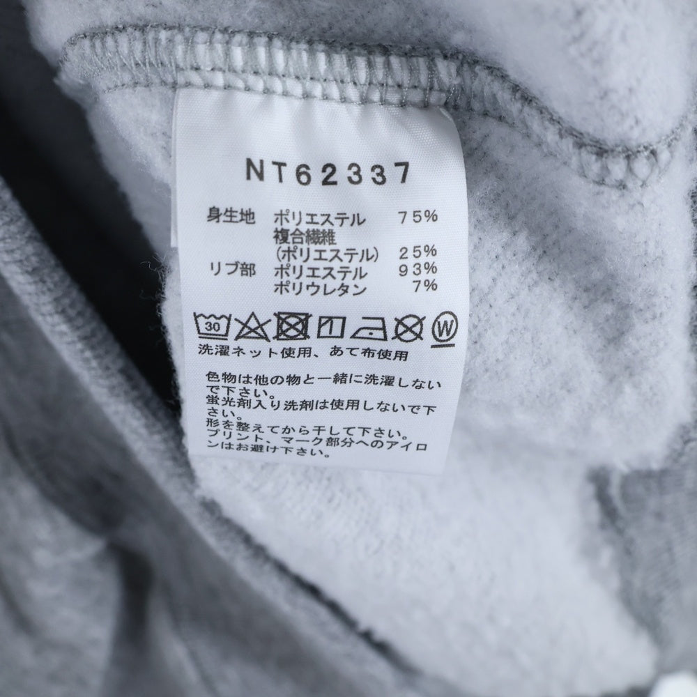 THE NORTH FACE(ザノースフェイス) SMALL LOGO HEATHER SWEAT CREW スモールロゴ ヘザー プルオーバー クルーネック スウェット トレーナー グレー NT62337