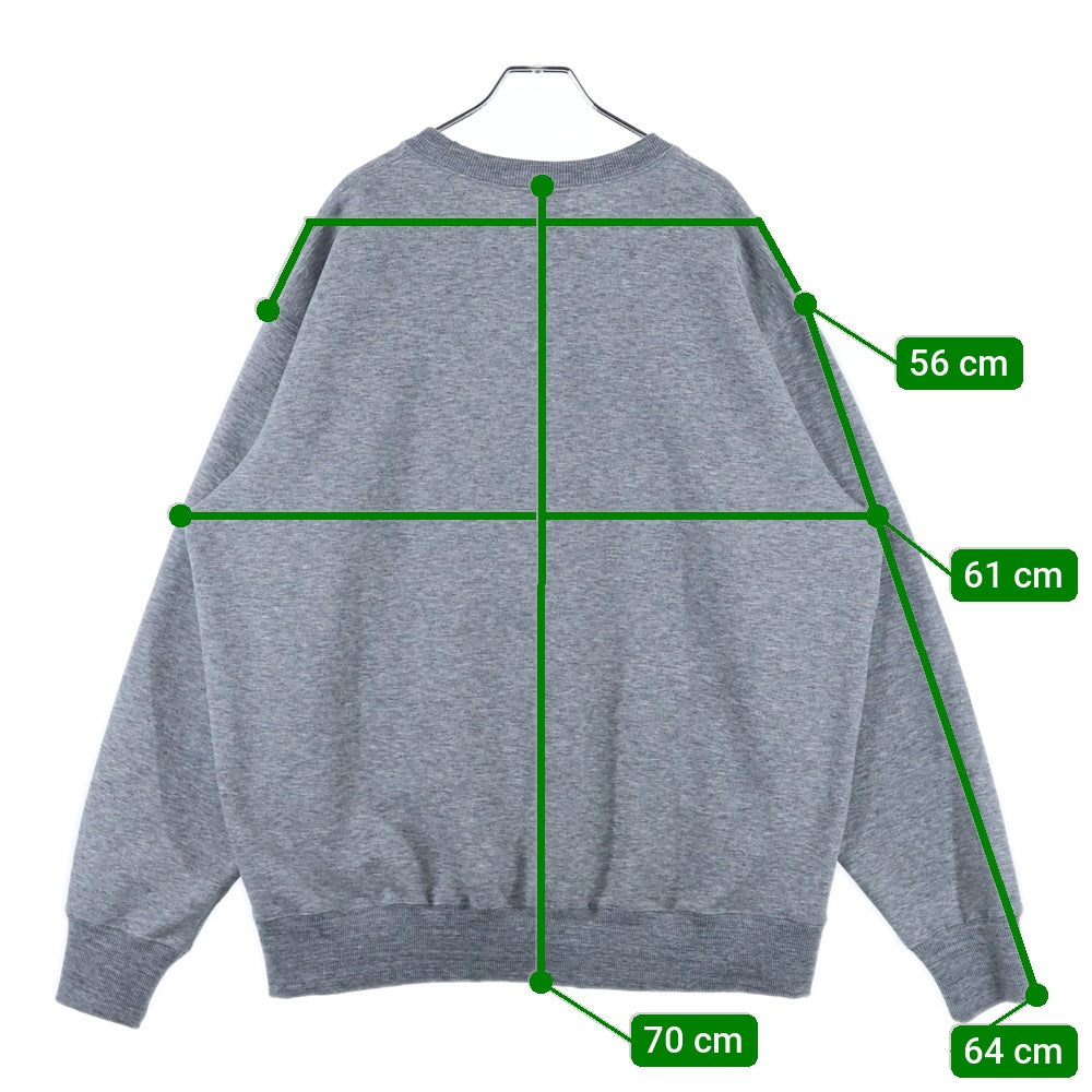 THE NORTH FACE(ザノースフェイス) SMALL LOGO HEATHER SWEAT CREW スモールロゴ ヘザー プルオーバー クルーネック スウェット トレーナー グレー NT62337