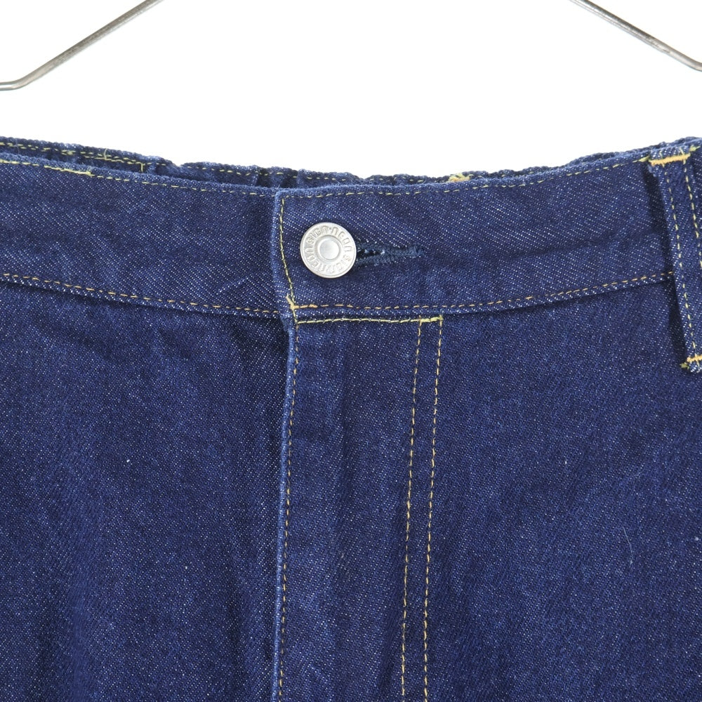 NEON SIGN(ネオンサイン) WIDE DENIM SLACKS ONE WASH ワンウォッシュ タック ワイドデニム スラックス ネイビー N0344OW