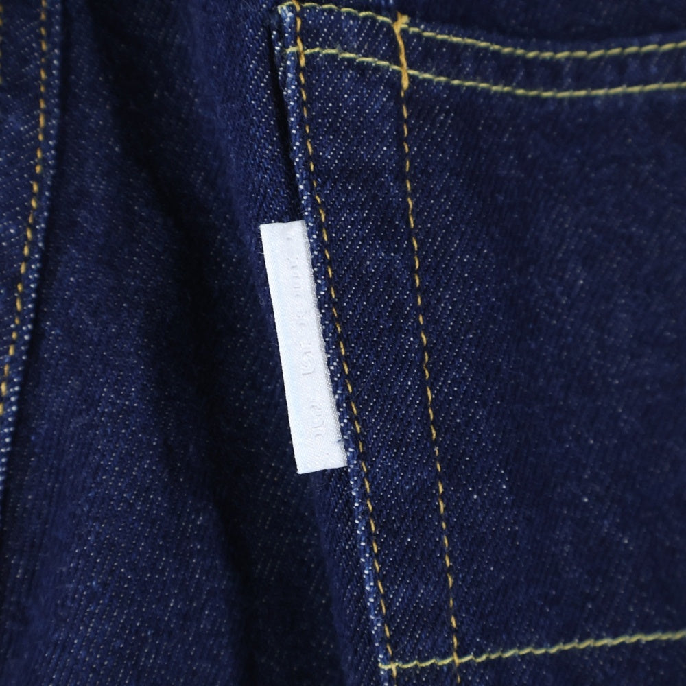 NEON SIGN(ネオンサイン) WIDE DENIM SLACKS ONE WASH ワンウォッシュ タック ワイドデニム スラックス ネイビー N0344OW