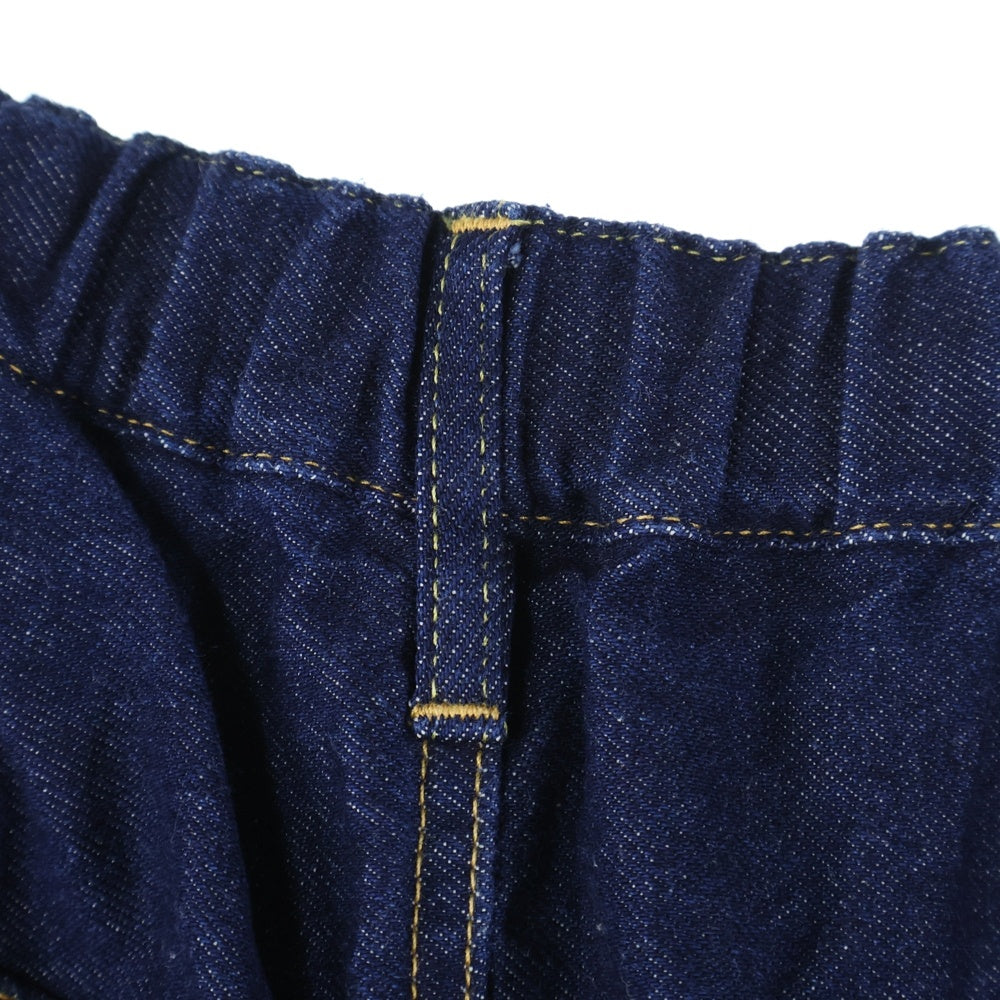 NEON SIGN(ネオンサイン) WIDE DENIM SLACKS ONE WASH ワンウォッシュ タック ワイドデニム スラックス ネイビー N0344OW