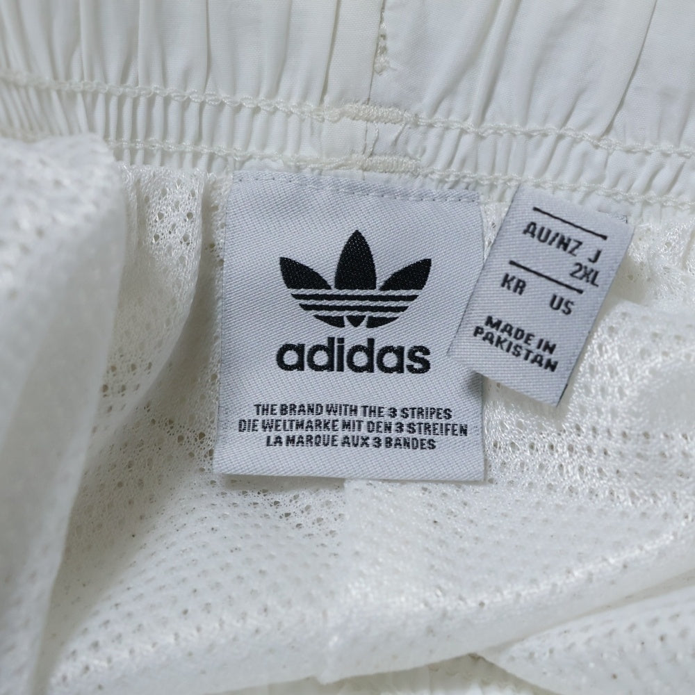 adidas(アディダス) NYLON PS PANT CLOWHI プレミアム エッセンシャルズ ナイロン パラシュートパンツ ホワイト IS2698