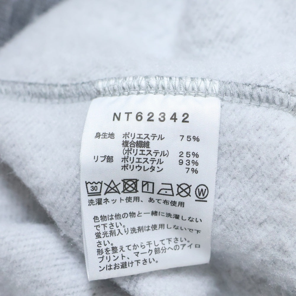 THE NORTH FACE(ザノースフェイス) SMALL LOGO HEATHER SWEAT HOODIE スモール ロゴ ヘザースウェット フーディ グレー NT62342