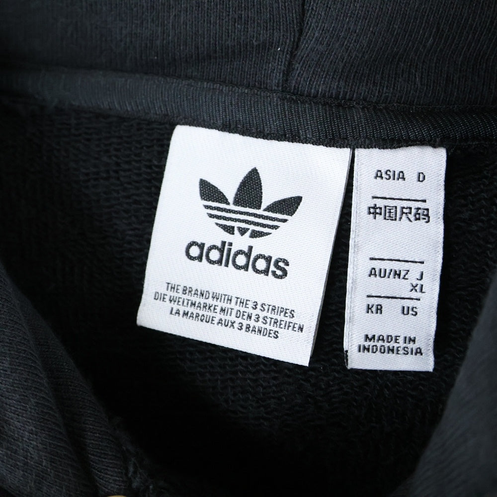 adidas(アディダス) プレミアム エッセンシャルズ オーバーサイズ パーカー ブラック IW5746