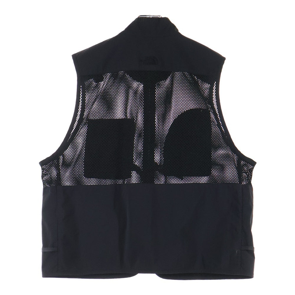 THE NORTH FACE(ザノースフェイス) UTILITY MESH VEST ユーティリティ メッシュ マルチポケット ベスト ブラック NP22431