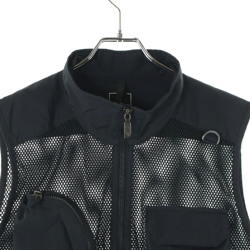 THE NORTH FACE(ザノースフェイス) UTILITY MESH VEST ユーティリティ メッシュ マルチポケット ベスト ブラック NP22431