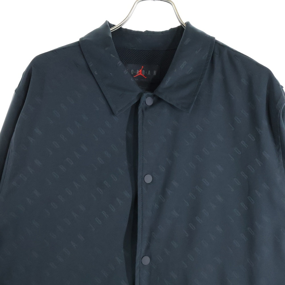 NIKE(ナイキ) JORDAN ESS STMT COACHES JKT ジョーダン ロゴ フォント プリント ポリエステル コーチジャケット ブラック DV7617-010