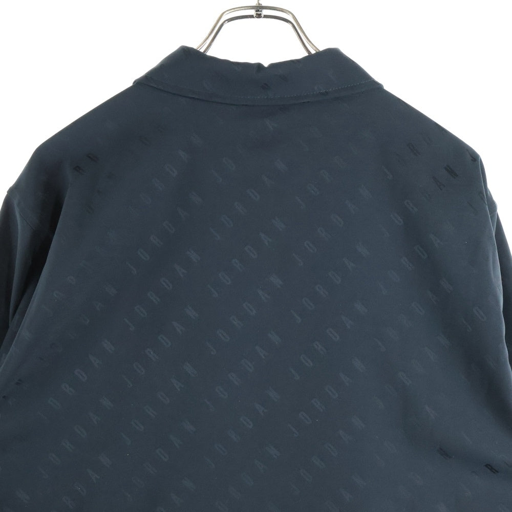 NIKE(ナイキ) JORDAN ESS STMT COACHES JKT ジョーダン ロゴ フォント プリント ポリエステル コーチジャケット ブラック DV7617-010