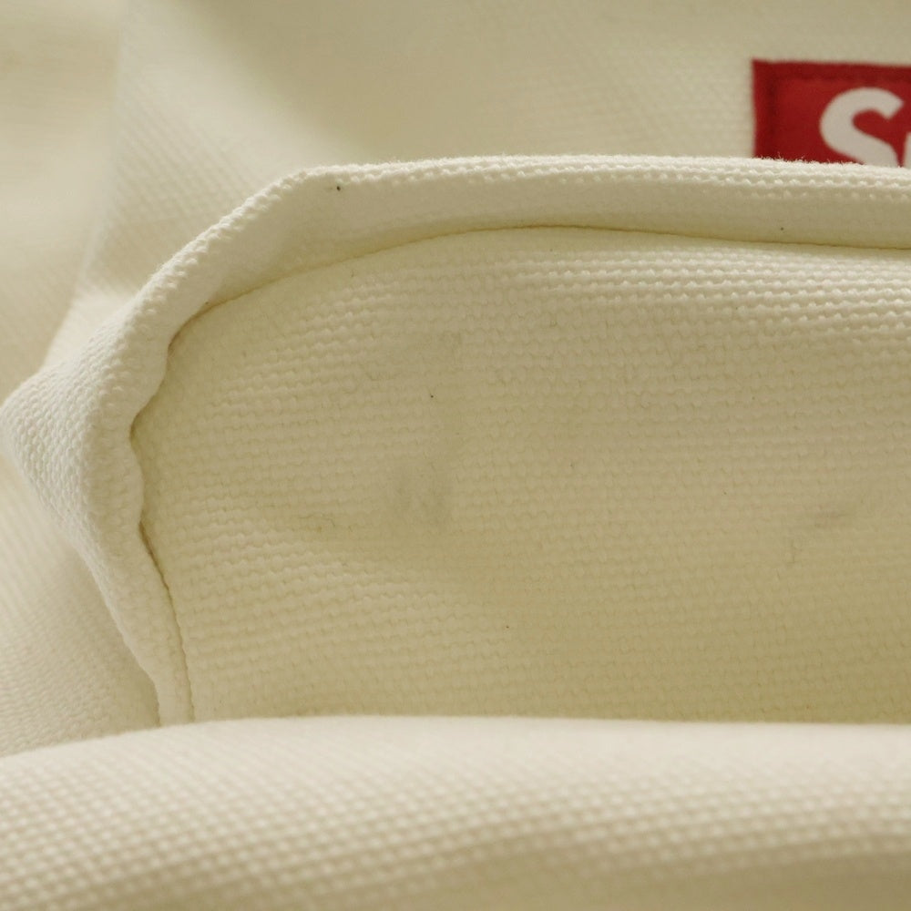 SUPREME(シュプリーム) 20AW Canvas Backpack キャンバス ロゴパッチ バックパック ホワイト