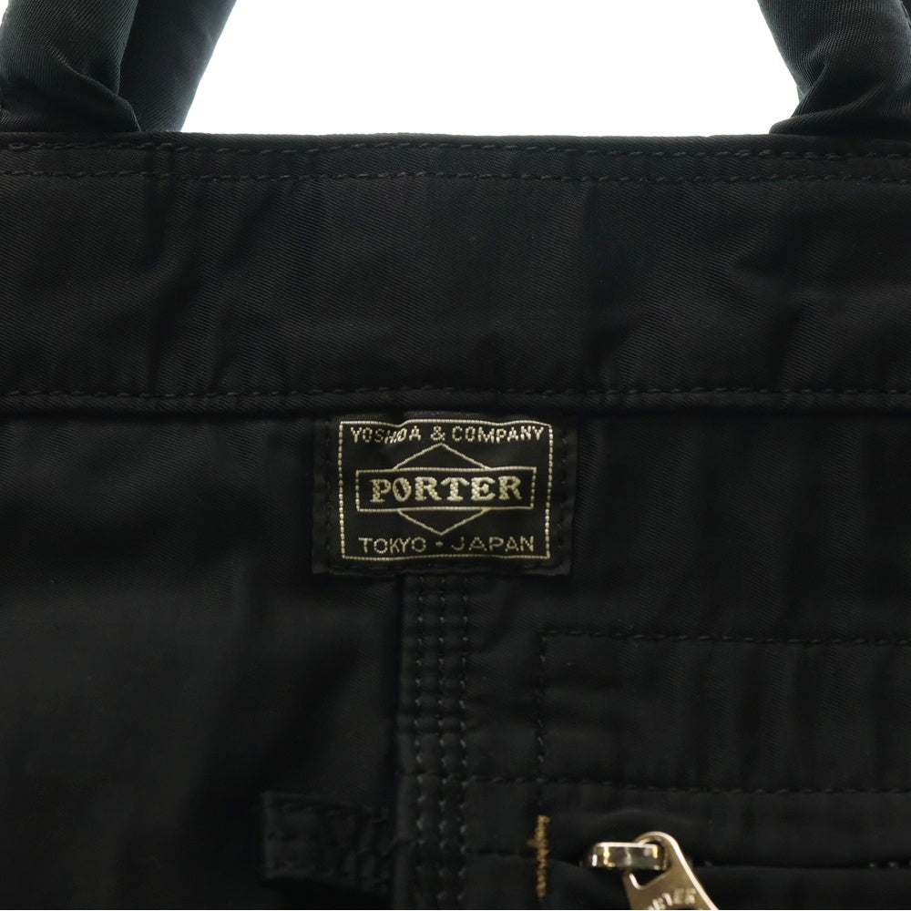 PORTER(ポーター) MILE MINI TOTE BAG マイル ミニ マルチポケット トートバッグ ブラック 754-15115-10