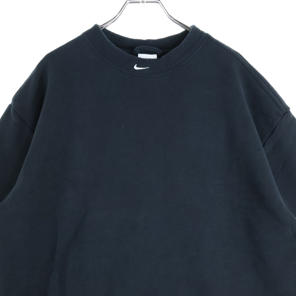 NIKE(ナイキ) AS M NSW CIRCA FT SS TOP コットン クルーネック スウェット トレーナー ブラック DX0188-010