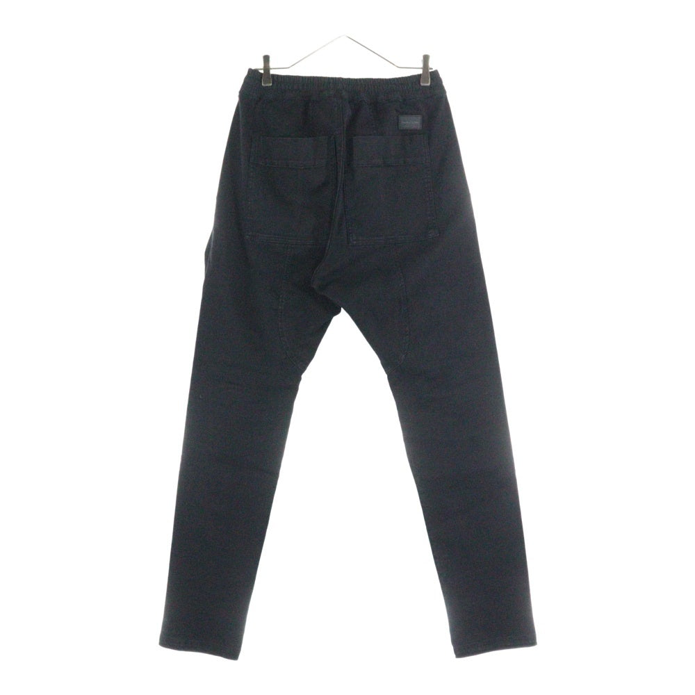 Danke Schon(ダンケシェーン) 22SS PREMIUM SUPER STRETCH TC BLACK SARROUEL PANTS ドローコード スーパーストレッチ サルエルパンツ ブラック 22S-PTL043-DS