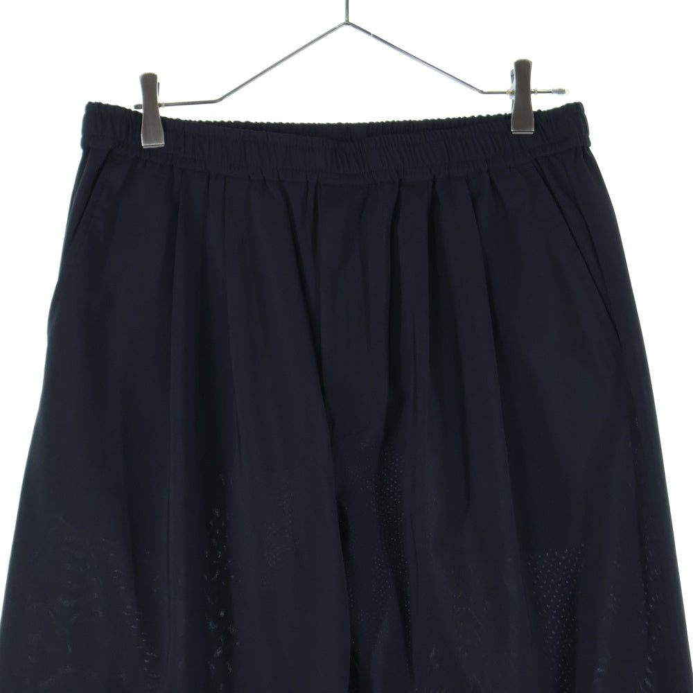 B:MING LIFE STORE by BEAMS(ビーミングライフストアバイビームス) ウェスト ドローコード ツータック スラックス パンツ トラウザー ブラック 24S-BB414