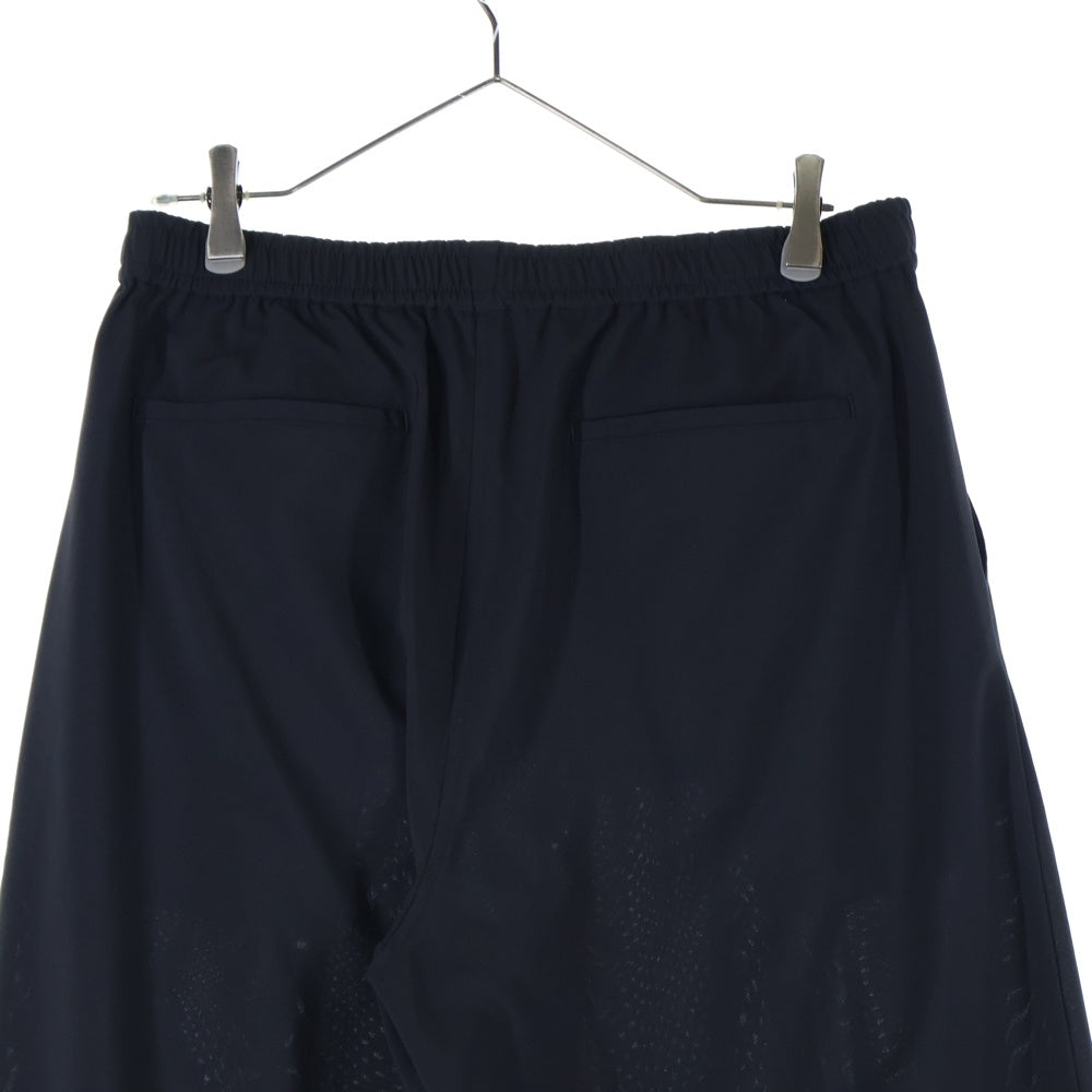B:MING LIFE STORE by BEAMS(ビーミングライフストアバイビームス) ウェスト ドローコード ツータック スラックス パンツ トラウザー ブラック 24S-BB414