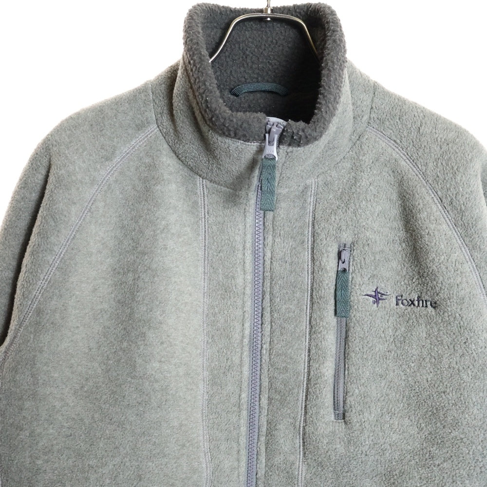FOXFIRE(フォックスファイヤー) ロゴ刺繍 ジップアップフリース