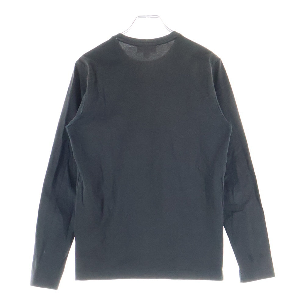 LACOSTE(ラコステ) ロゴワッペン付き クルーネック長袖Tシャツ カットソー ブラック TH0451