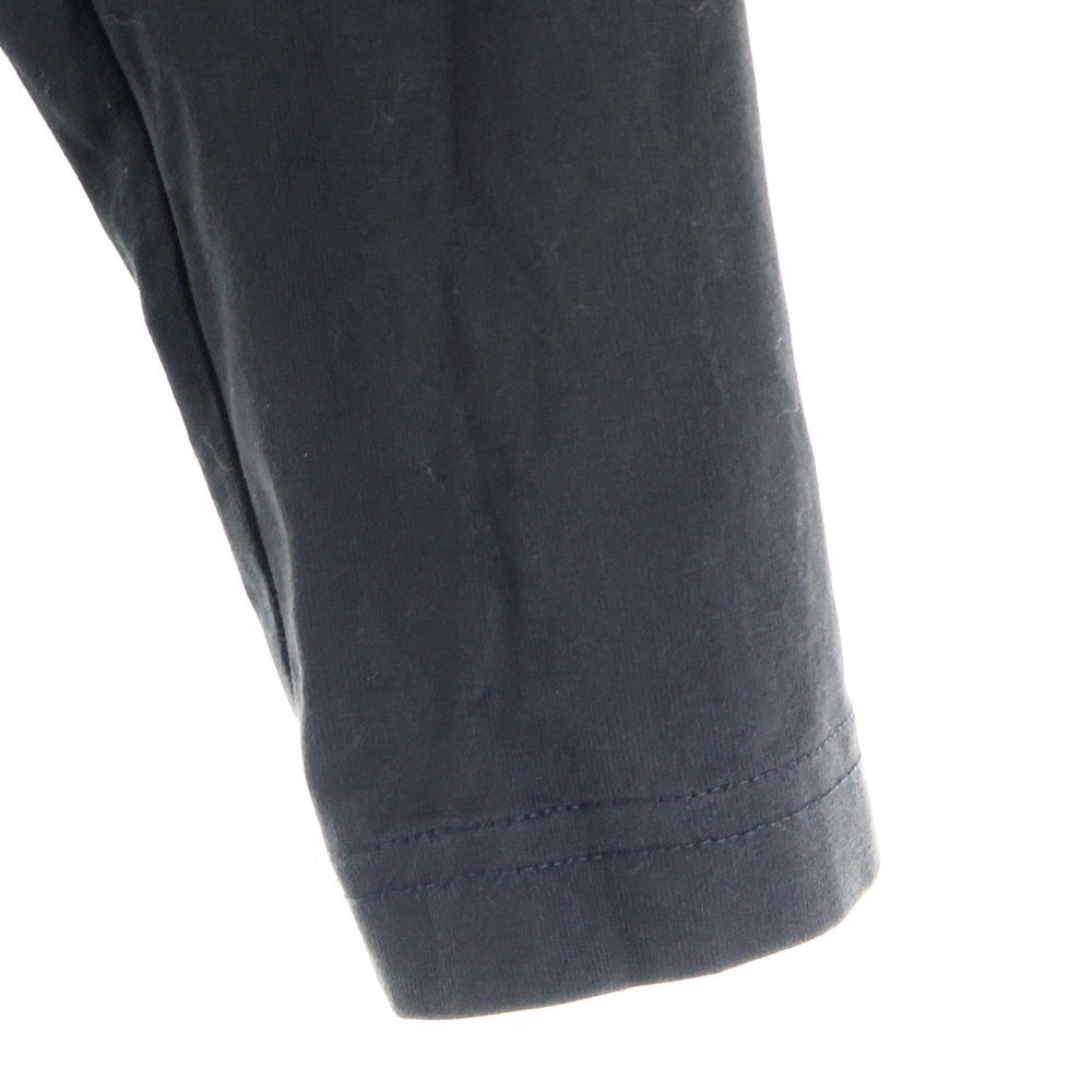 LACOSTE(ラコステ) ロゴワッペン付き クルーネック長袖Tシャツ カットソー ブラック TH0451