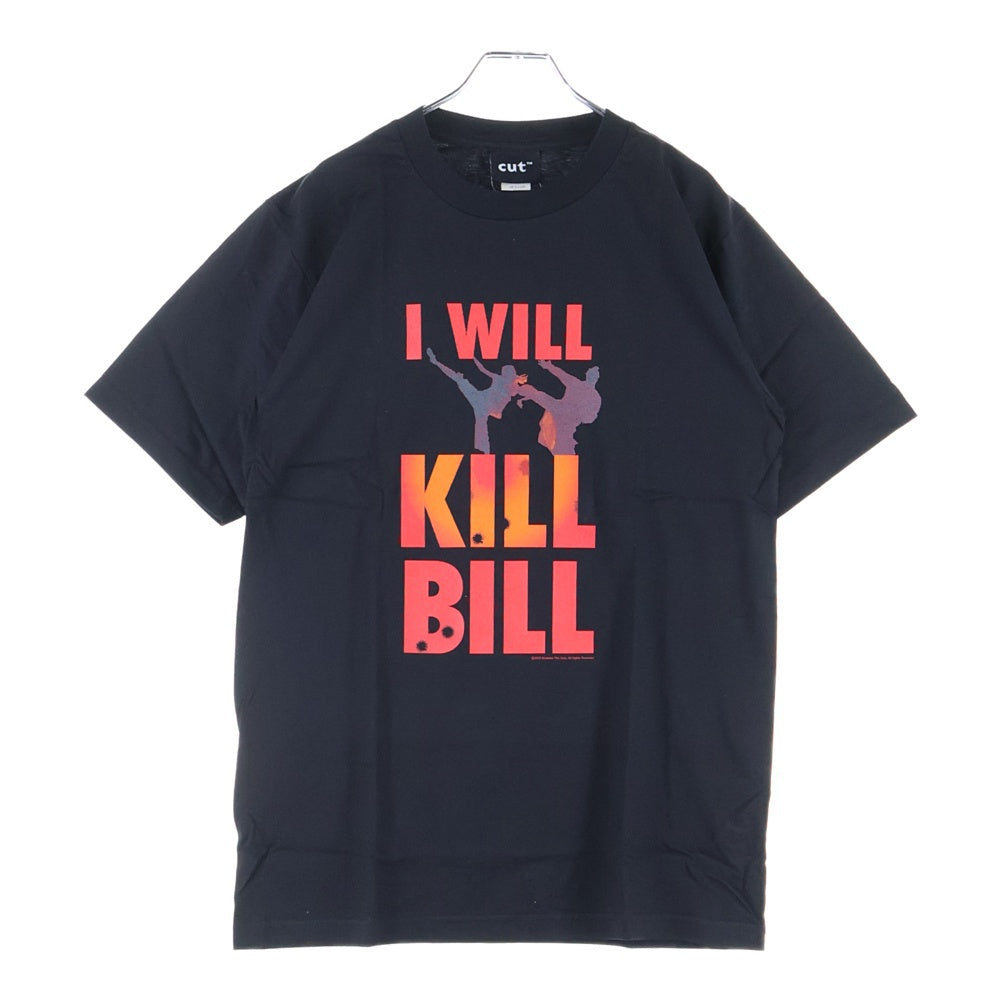 VINTAGE(ヴィンテージ) 00S VINTAGE KILL BILL 2003 CUT ヴィンテージ USA製 キルビル ビルを殺せ 両面プリント ムービー 半袖Tシャツ カットソー ブラック