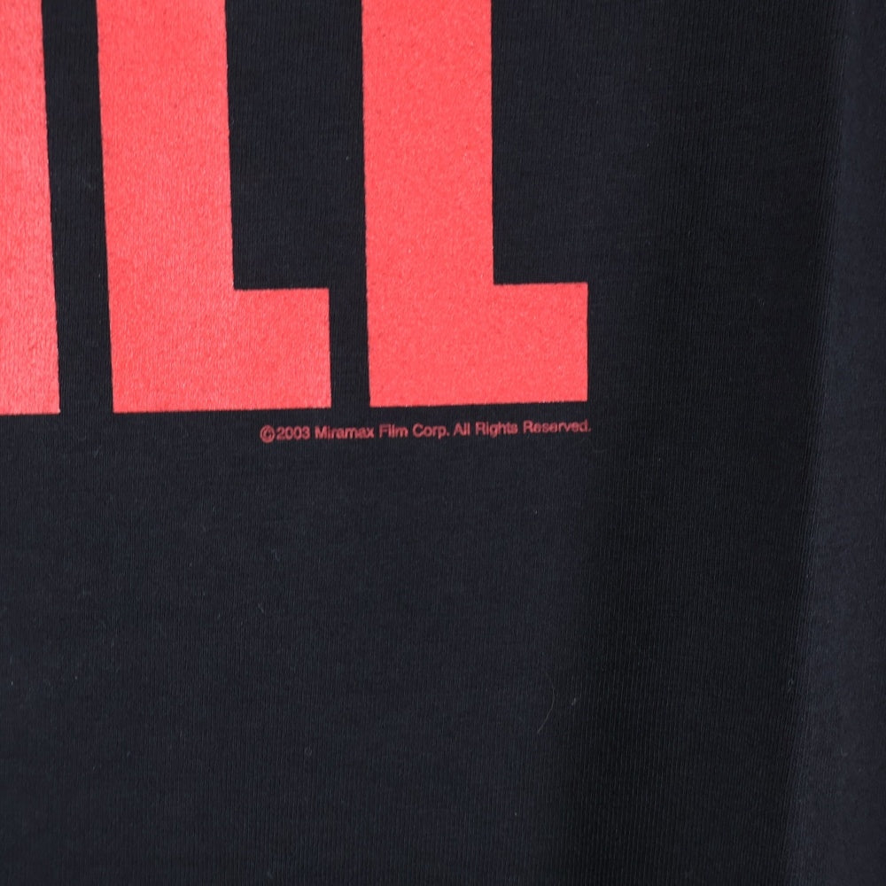 VINTAGE(ヴィンテージ) 00S VINTAGE KILL BILL 2003 CUT ヴィンテージ USA製 キルビル ビルを殺せ 両面プリント ムービー 半袖Tシャツ カットソー ブラック