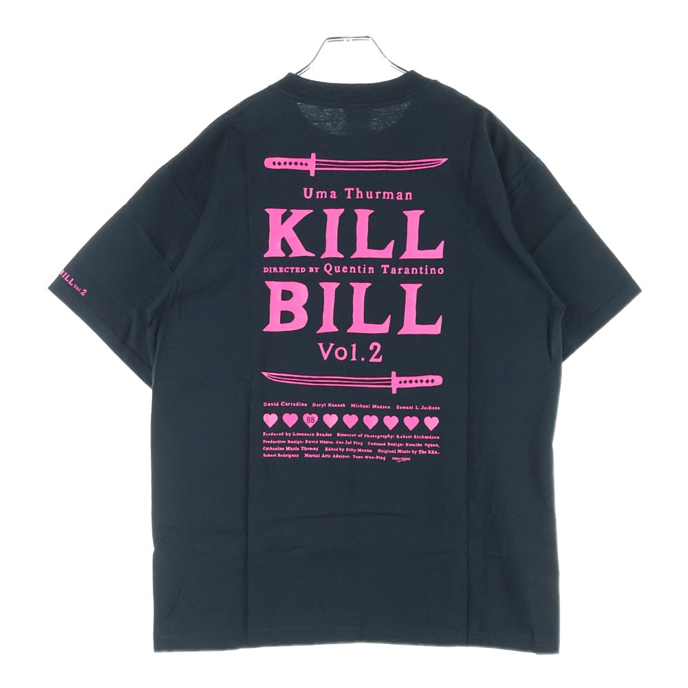 VINTAGE(ヴィンテージ) 00S VINTAGE KILL BILL Vol.2 KILL is LOVE ANVIL ヴィンテージ キルビル キルイズラブ 両面プリント ムービー 半袖Tシャツ カットソー ブラック