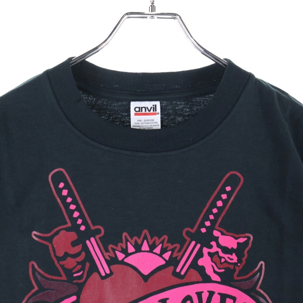VINTAGE(ヴィンテージ) 00S VINTAGE KILL BILL Vol.2 KILL is LOVE ANVIL ヴィンテージ キルビル キルイズラブ 両面プリント ムービー 半袖Tシャツ カットソー ブラック