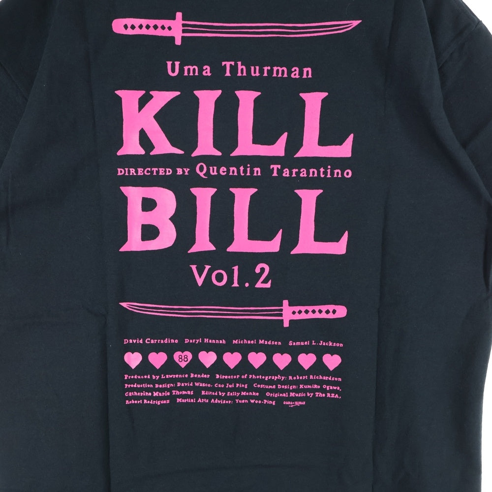 VINTAGE(ヴィンテージ) 00S VINTAGE KILL BILL Vol.2 KILL is LOVE ANVIL ヴィンテージ キルビル キルイズラブ 両面プリント ムービー 半袖Tシャツ カットソー ブラック