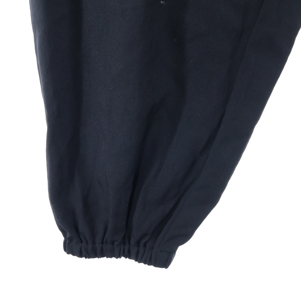Yohji Yamamoto(ヨウジヤマモト) 25SS GABARDINE RELAXED FIT PANTS ギャバジン リラックスフィット イージーパンツ ブラック FP-P63-100