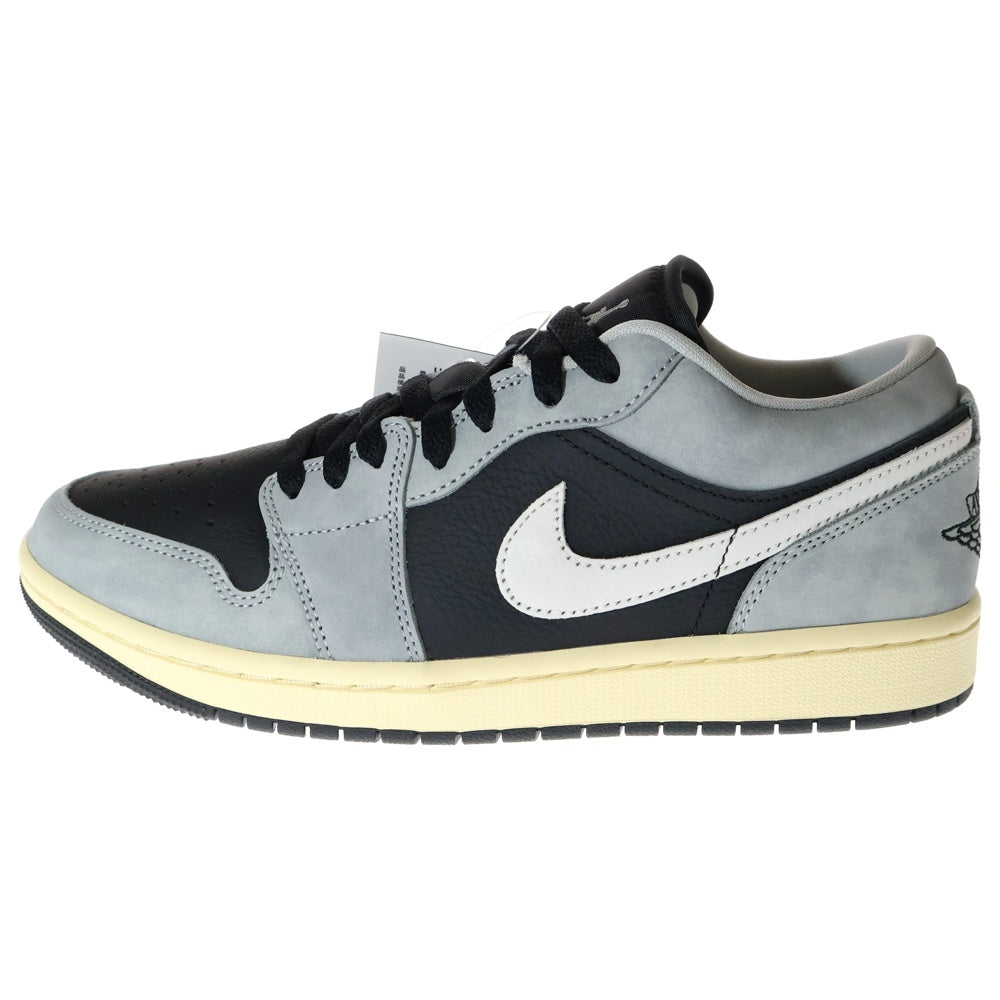 NIKE(ナイキ) AIR JORDAN1 LOW SE LIGHT SMOKE GREY/OFF NOIR エアジョーダン1 ライトスモークグレー/オフノワール ローカットスニーカー US7.5/25.5cm HQ2010-012