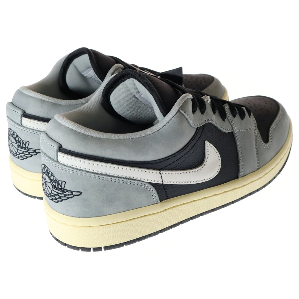 NIKE(ナイキ) AIR JORDAN1 LOW SE LIGHT SMOKE GREY/OFF NOIR エアジョーダン1 ライトスモークグレー/オフノワール ローカットスニーカー US7.5/25.5cm HQ2010-012