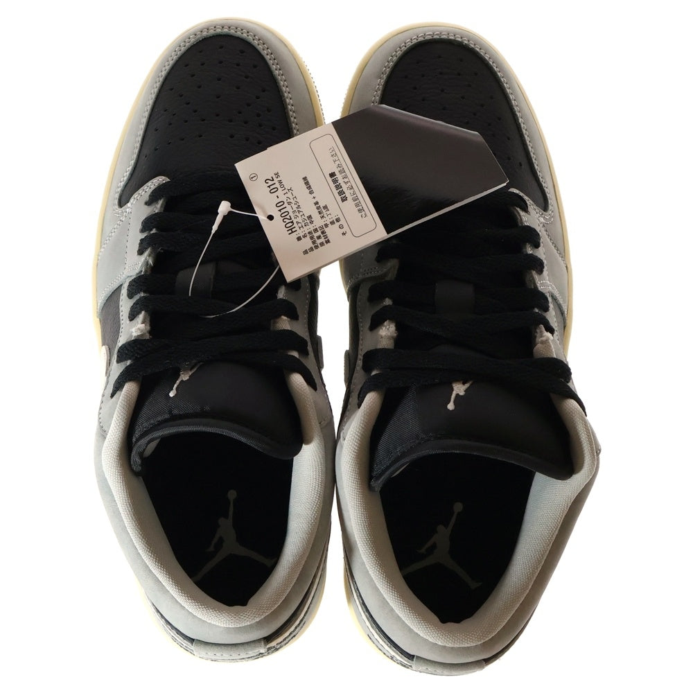 NIKE(ナイキ) AIR JORDAN1 LOW SE LIGHT SMOKE GREY/OFF NOIR エアジョーダン1 ライトスモークグレー/オフノワール ローカットスニーカー US7.5/25.5cm HQ2010-012
