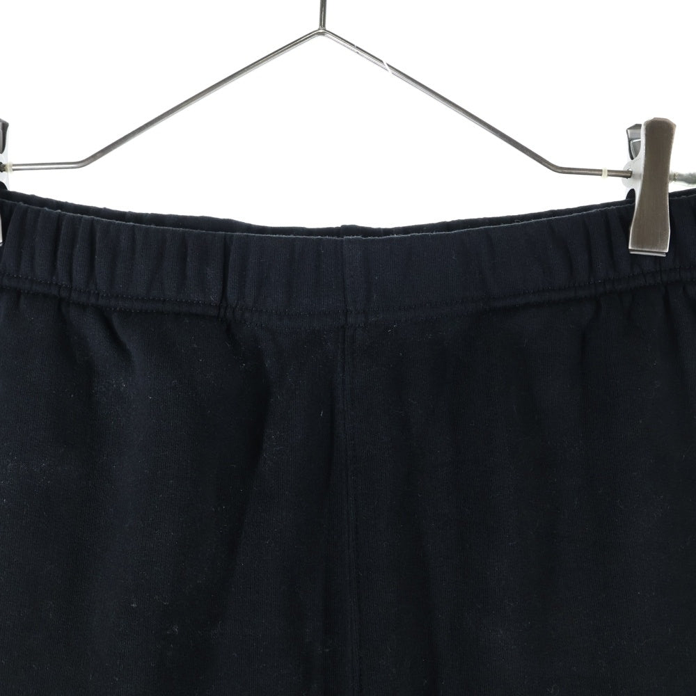 AAPE BY A BATHING APE(エーエイプバイアベイシングエイプ) AAPE NOW SWEAT SHORTS エイプ ナウ エンブロイダリー スウェット ショーツ ハーフパンツ AAPSPMB676XXO ブラック
