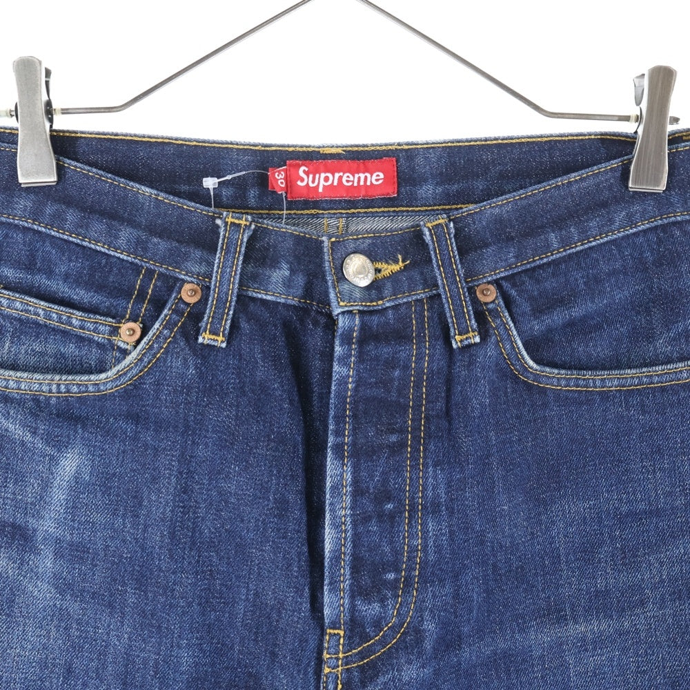 SUPREME(シュプリーム) Rigid Slim Jean リジットスリムジーンズ デニムパンツ インディゴブルー