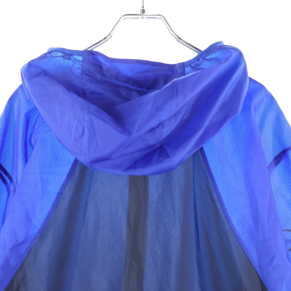 ARC'TERYX(アークテリクス) NORVAN WINDSHELL HOODY ノーバン ウィンドシェル ロゴデザイン ジップアップ フーデッド ナイロンジャケット ブルー/ブラック X000007748-1223X000007748