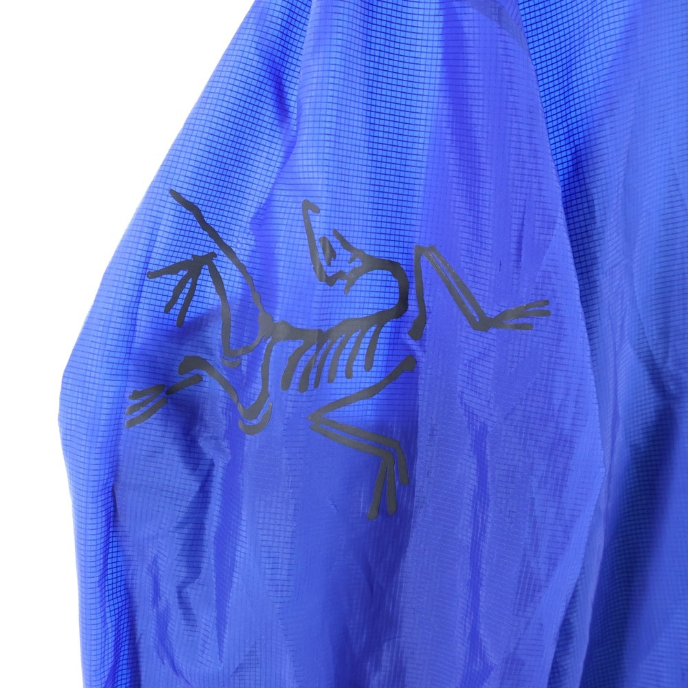 ARC'TERYX(アークテリクス) NORVAN WINDSHELL HOODY ノーバン ウィンドシェル ロゴデザイン ジップアップ フーデッド ナイロンジャケット ブルー/ブラック X000007748-1223X000007748