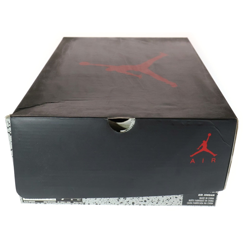 NIKE(ナイキ) AIR JORDAN 6 RETRO OG BLACK INFRARED エアジョーダン 6 ブラック インフラレッド ハイカットスニーカー ブラック/レッドUS9/27cm 384664-060