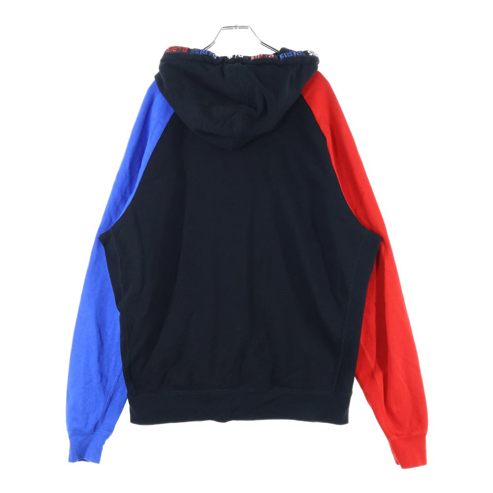 NIKE(ナイキ) ×PARIS SAINT-GERMAIN JORDAN FULLZIP FLEECE パリサンジェルマン ジョーダンブランド フルジップアップ フーデット スウェットパーカー BQ8347-011
