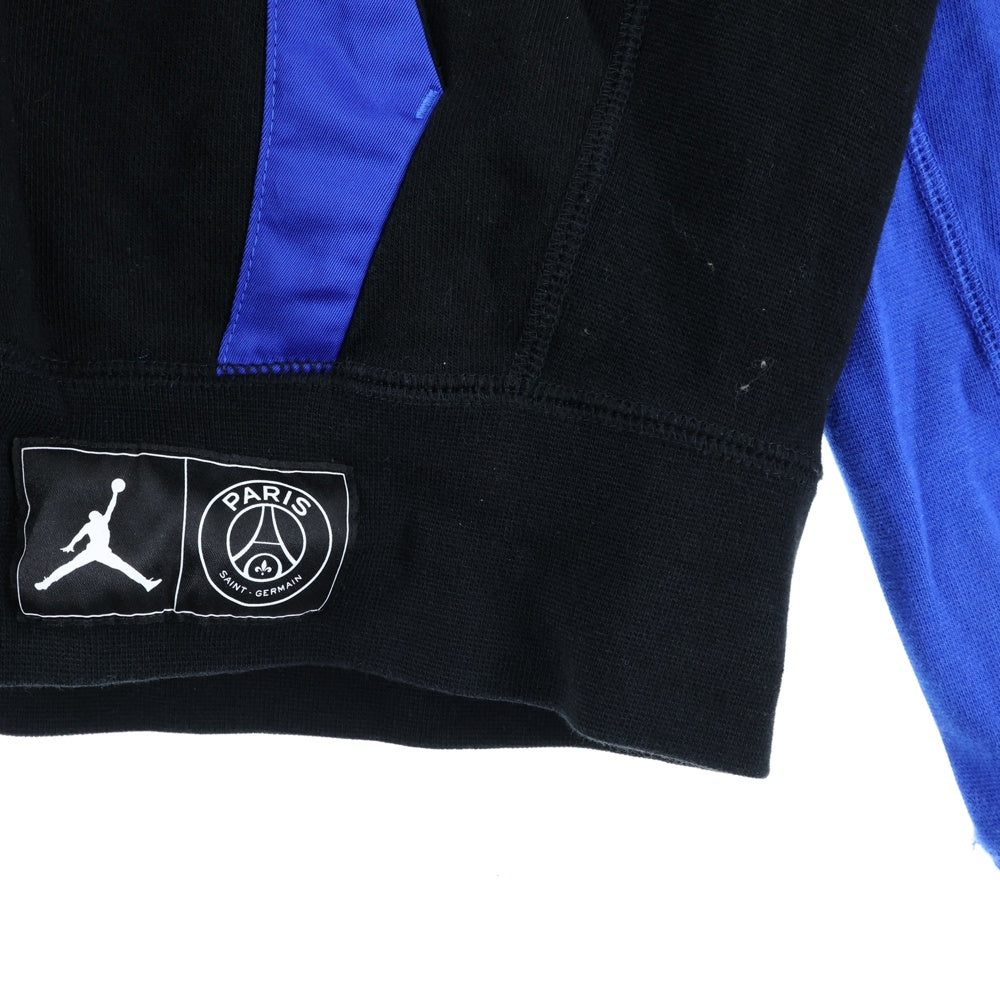 NIKE(ナイキ) ×PARIS SAINT-GERMAIN JORDAN FULLZIP FLEECE パリサンジェルマン ジョーダンブランド フルジップアップ フーデット スウェットパーカー BQ8347-011