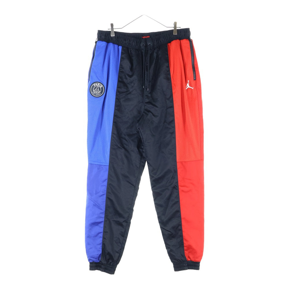 NIKE(ナイキ) ×PARIS SAINT-GERMAIN JORDAN SUITE PANTS パリサンジェルマン ジョーダンブランド スーツ トラックロングパンツ ブラック/レッド/ブルー BQ8375-011