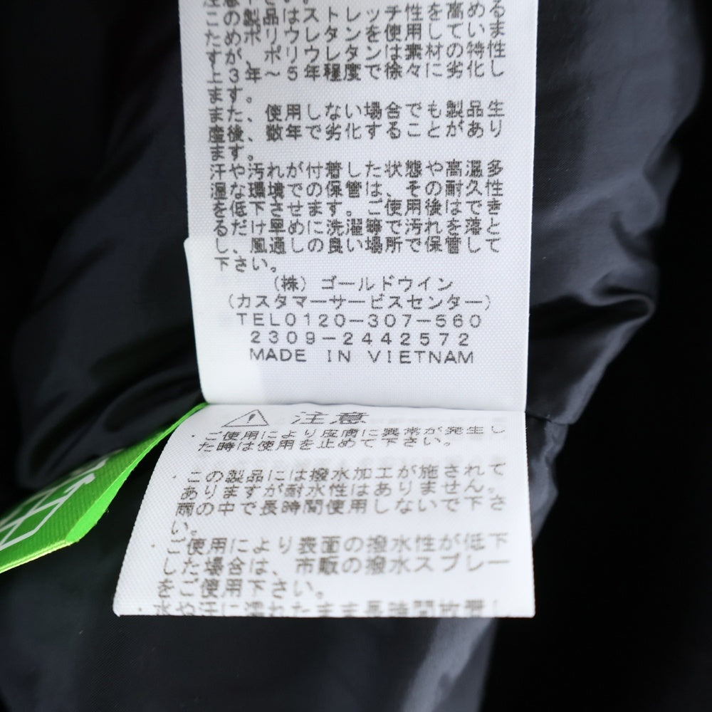 THE NORTH FACE(ザノースフェイス) GTX INSULATION BOMBER JACKET インサレーション ボンバー ジップアップダウンジャケット ブラック ND42330R