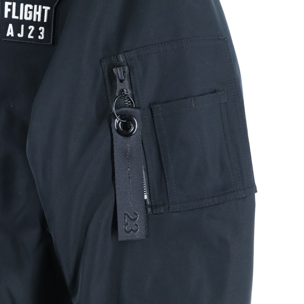 NIKE(ナイキ) WINGS COF MA-1 JACKET ウィング バック エンブロイダリー ジップアップ ブルゾンジャケット ブラック 911313-010