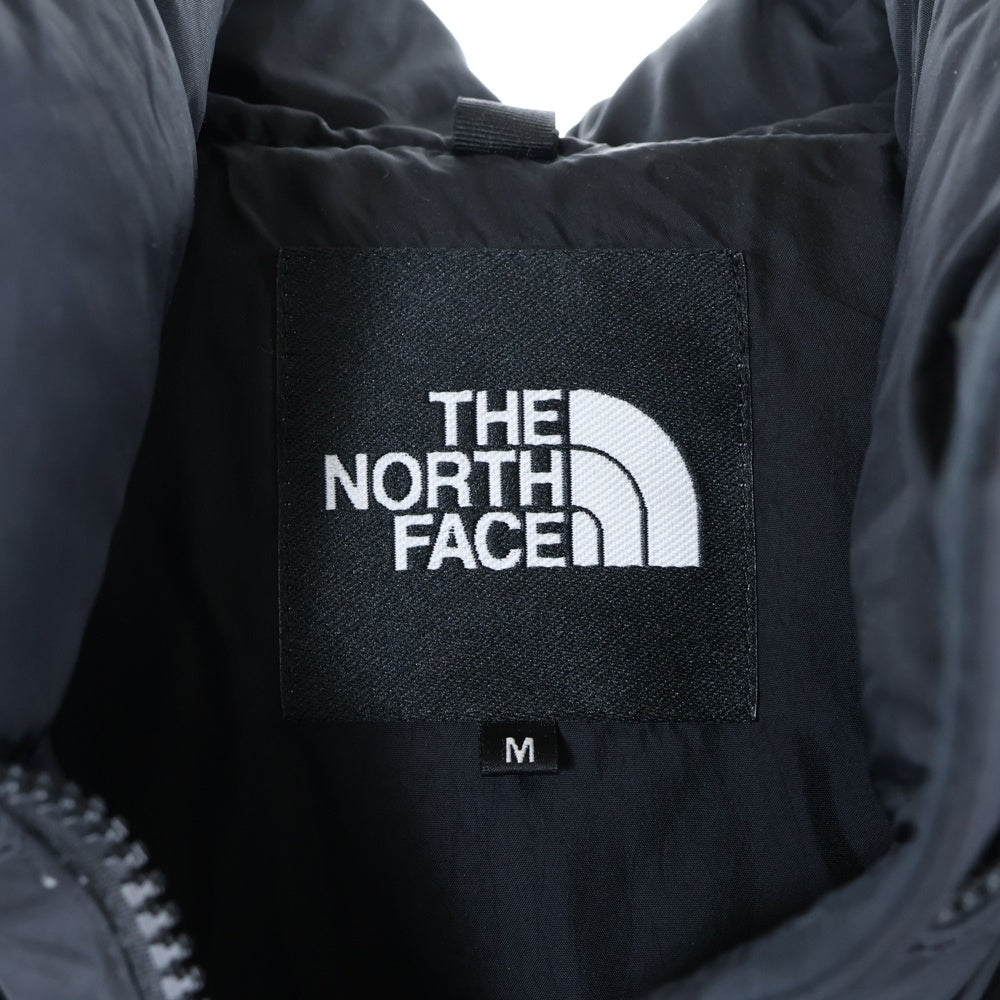 THE NORTH FACE(ザノースフェイス) SHORT NUPTSE JACKET ショート ヌプシ 胸ロゴデザイン ジップアップ ダウンジャケット レディース ブラック NDW92232
